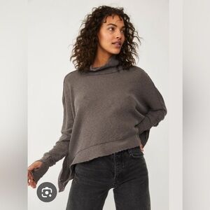 BNWOT FREE PEOPLE MOON DAISY THERMAL PULLOVER XS